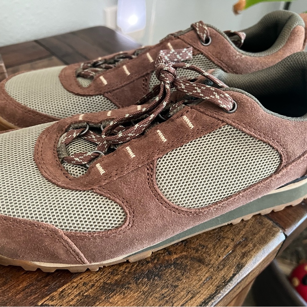 Men's Brown and Tan Casual Sneakers